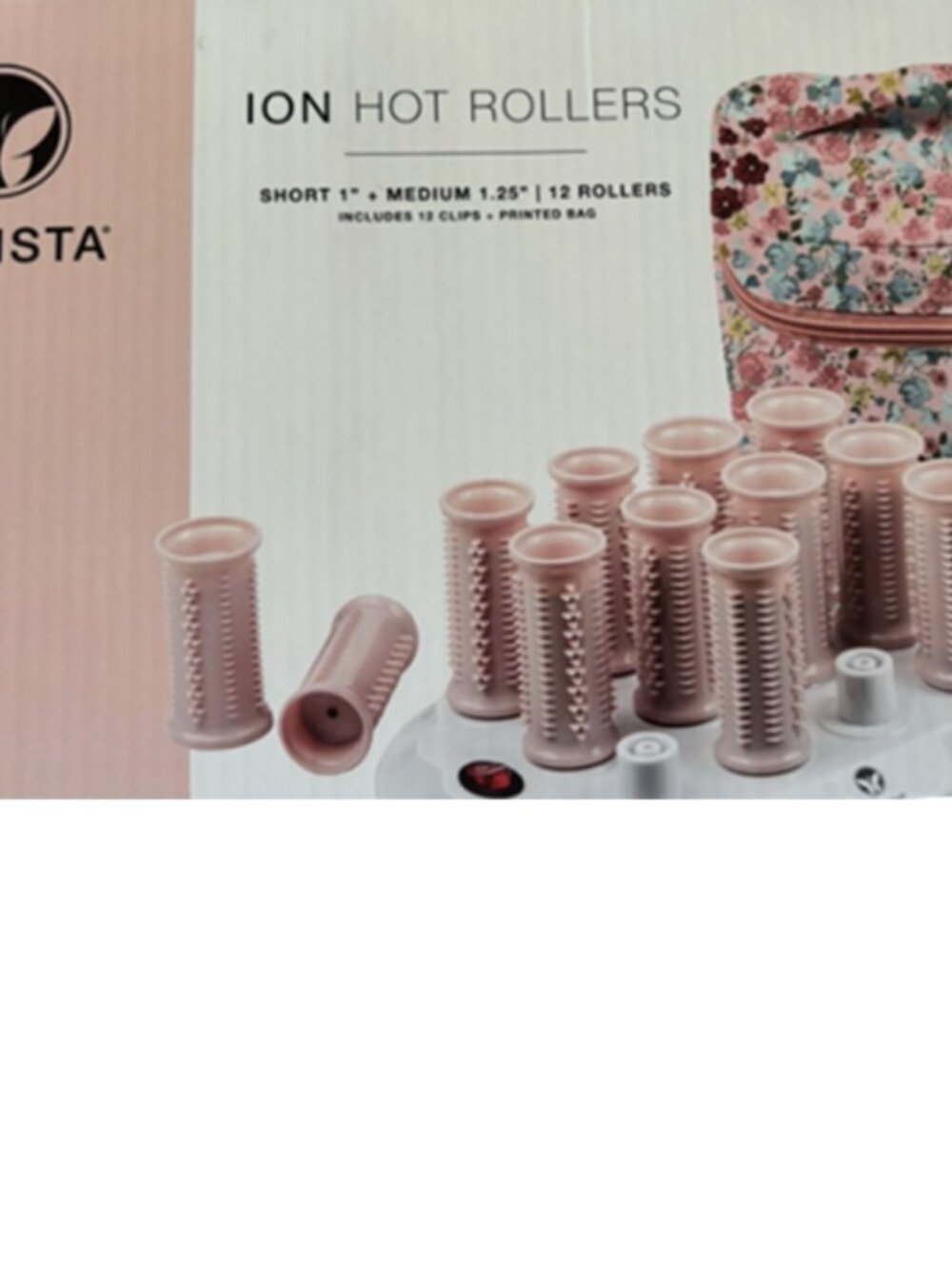 Calista Ion Hot Rollers 12 , 1" Short, 1.25" Medium Clips